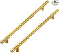 JOY DECOR 30 Pack Cabinet Handles, Gold Cabinet Pulls, 8-3/4 in Hole Center Kitchen Cabinet Handles, Stainless Steel T Bar Handles for Dresser Drawers