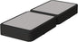 Nutan Inch Sturdy Box Spring for Mattress Support-Durable and Fully Assembled, Natural Wood Twin, Gray, 8" Foundation