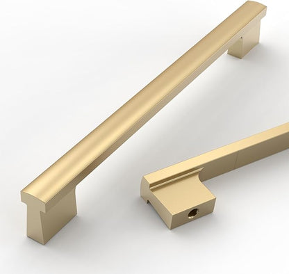 Asidrama 10 Pack 7.5 Inch(192mm) Champagne Bronze Cabinet pulls Kitchen Cabinet Handles, Cabinet Pulls Kitchen Cabinet Hardware for Cupboard Drawer Pulls