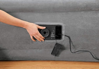 Intex Comfort Plush Elevated Dura-Beam Airbed with Built-in Electric Pump