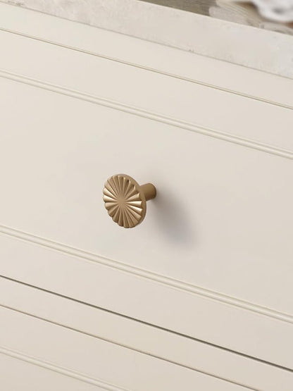 10 Pack Champagne Bronze Cabinet Knobs Flat Drawer Pulls Kitchen Cupboard Bathroom Dresser Cabinet Hardware Handles Zinc Alloy