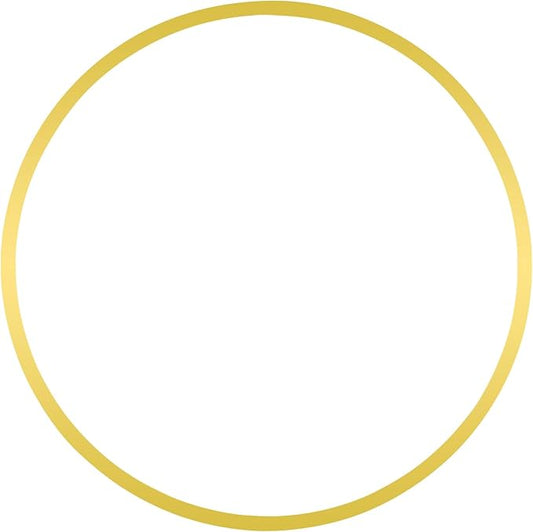 Sweetcrispy Round Bathroom Mirror 24 Inch Gold Metal Framed Wall Mounted Circle Vanity Mirror for Bathroom, Bedroom, Living Room, Entryway, Anti-Rust, Modern Decorative, Hanging or Leaning