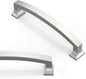 10 Pack Brushed Satin Nickel Cabinet Pulls 5 Inch(128mm) Kitchen Cabinet Handles Solid Zinc Alloy Cabinet Hardware Drawer Pulls