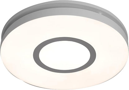 Homewerks 7141-80-RGB Bathroom Fan with Light LED Color Changing and Dimmable, SmartVent Humidity Sensing Ventilation Fan with Remote, 80 CFM 1.0 Sones