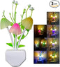 Sensor Led Night Light, Color Changing Plug-in LED Mushroom Light Dream Bed Lamp Cute NightLight Sweet Night Lights for Kids Adults