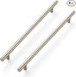 Ravinte 12-1/2 Inch Cabinet Handles Brushed Nickel Stainless Steel Kitchen Cupboard Hardware Cabinet Handles 10" Hole Center 4 Pack