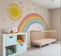 Large Rainbow Wall Decals – Removable Peel and Stick Décor for Kids Room, Playroom, Nursery Walls, and Bedroom Wall Décor - Wall Sticker (147" W x 78" H)
