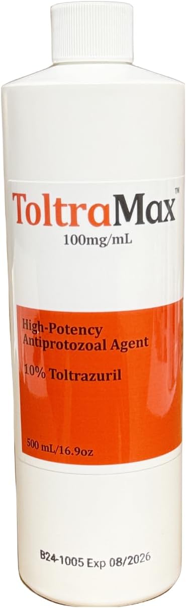 Toltrazuril 10.0% for Horses, Dogs, Cats, 500mL/16.9 Ounce, for Non-Food Chain Animals-Mewly Pet