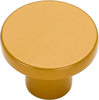 Ravinte 1 Pack Cabinet Knobs Earthy Yellow Kitchen Cabinet Knobs Round Dresser Drawer Pulls Closet Door Pulls 1-1/5 Inch