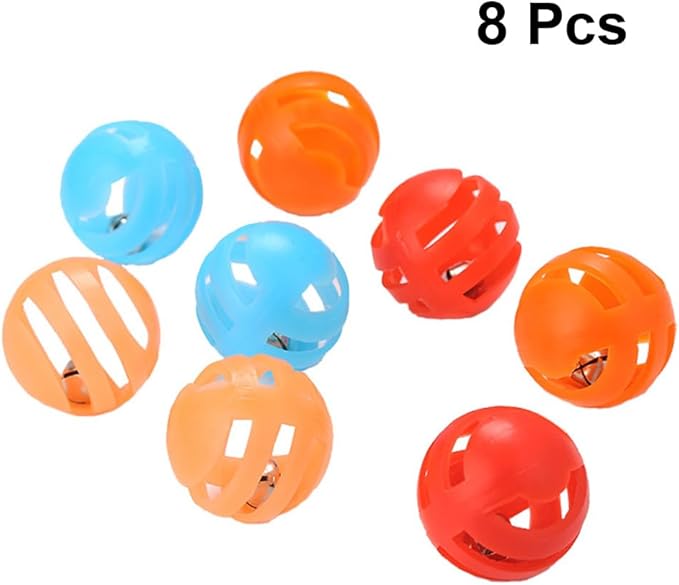 Pcs Cat Ball Toys Pet Bell Toy Cat Bell Ball Pet s s-Mewly Pet