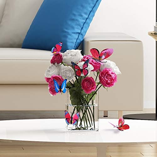Amaonm 24pcs 3D Vivid Special Man-Made Lively Butterfly Art DIY Decor Wall Stickers Decals Nursery Decoration, Bathroom Décor, Office Décor, 3D Wall Art, 3D Crafts for Wall Art Kids Room Bedroom
