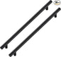 JOY DECOR 30 Pack Cabinet Handles, Black Cabinet Pulls, 10 in Hole Center Kitchen Hardware, Stainless Steel T Bar Handles for Dresser Drawers