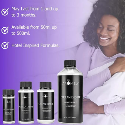 AROMELY My Way Essential Diffuser Oil Blend - Inspired by 1 Hotel® - Luxurious Fragrance with Notes of Leather, Cardamon, Lemon, Cedarwood, Iris and Amber. (500ml (17 Fl Oz), My Way)