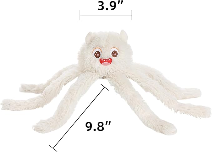 DODODOLA Dog Toys Squeaky Dog Toys with Crinkle Paper Cute Stuffed Octopus Durable Dog Plush Toys for Large Breed Dog Chew Toys for Small, Medium, Large Dogs-Mewly Pet