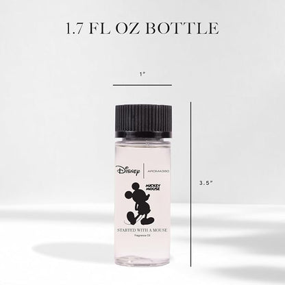 Aroma360 | Disney Mickey & Friends - Started with A Mouse Fragrance Oil | Luxury Essential Oil Diffuser | Aromatherapy Scent Diffuser Oil | Lemon, Bergamot and Ocean 1.7 fl oz, 50 mL