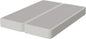Nutan Inch Sturdy Box Spring for Mattress Support-Durable and Fully Assembled, Natural Wood Full, White, 8" Foundation