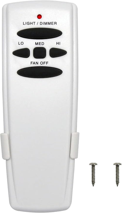 Fan-HD Ceiling Fan Remote Control Replacement for Hampton Bay Hunter, 303.9MHz Light Dimmer w/ 3-Speed, Replace for UC7078T CHQ7078T CHQ8BT7078T L3H2014FANHD L3H2010FANHD HD5(Remote Only)