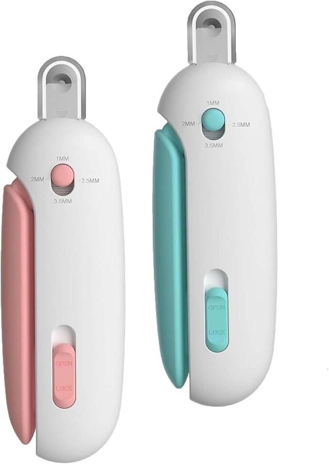 Celery Pets Nail Clippers, 2Pcs Adjustable Claw Clippers for Cats, Safe Pet Claw Clipper Grooming Tool for Small & Large Cat & Dog-Mewly Pet
