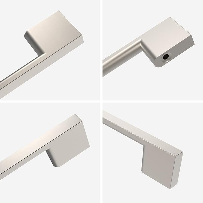 10 Pack Brushed Satin Nickel Cabinet Pulls 5 Inch Cabinets Handles Kitchen Cabinet Hardware Handle for Nickel Dresser Pulls