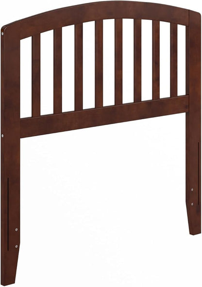 AFI Richmond Twin Size Headboard with Attachable Charger in Walnut