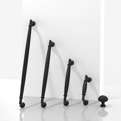 10 Pack Matte Black Cabinet Pulls 7.5 Inch(192mm) Kitchen Cabinet Handles Solid Zinc Alloy Cabinet Hardware Drawer Pulls