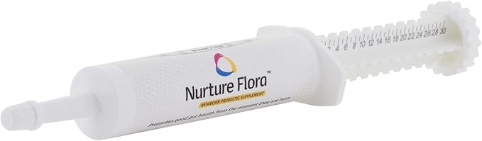 Revival Animal Health Breeder's Edge Nurture Flora for Puppies & Kittens | Colostrum Supplement for Puppies & Kittens | Protein & Vitamins & Minerals | Easy to Digest | 30ml Easy to Administer-Mewly Pet