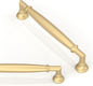 10 Pack Brushed Gold Cabinet Pulls 5 Inch(128mm) Kitchen Cabinet Handles Solid Zinc Alloy Cabinet Hardware Drawer Pulls