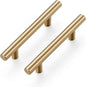 Ravinte 1 Pack 5 Inch Cabinet Pulls Champagne Bronze Stainless Steel Kitchen Drawer Pulls Cabinet Handles 5 InchLength, 3 Inch Hole Center