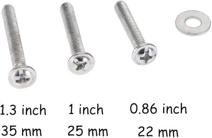 Joyhey 4 Pack 40 mm Diamond Shaped Glass Crystal Knobs with 3 Size Screws for Cabinet, Drawer, Cupboard, Dresser