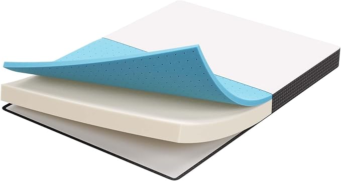 Modway Aveline Gel Infused Memory Mattress with CertiPUR-US Certified Foam, King, White