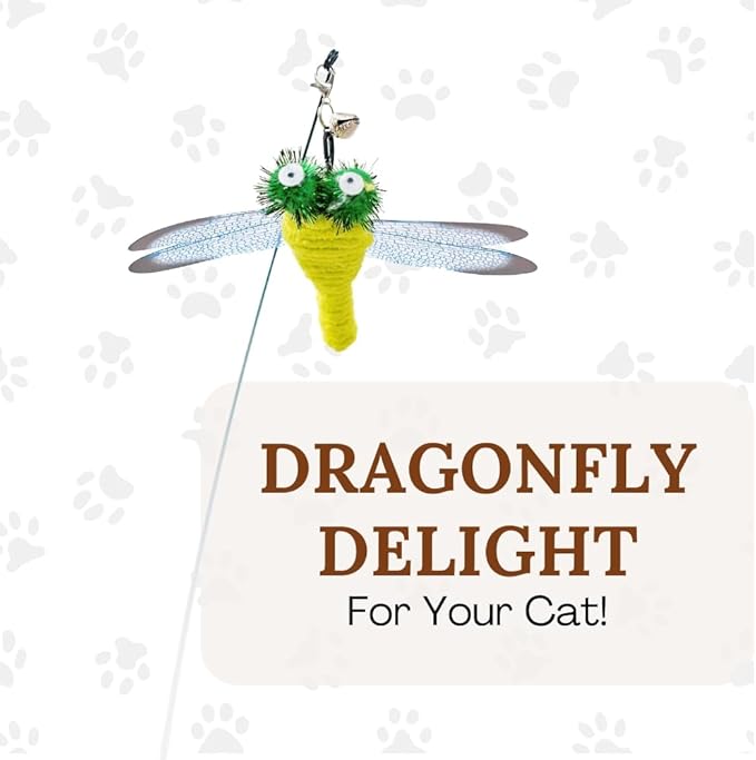 Cat Toys for Bored Indoor Adult Cats Any Surface Base Wand Stimulation Toys for Indoor Cats Cat Feather Toy Cat Feather Cat Toy Wand Juguetes para Gatos Activos Juegos para Gatos-Mewly Pet