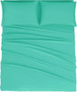 Mejoroom California King Size Sheet Set - Soft Microfiber Bed Sheets,Deep Pocket Fitted Sheet, Breathable, Wrinkle & Fade Resistant - 4 Piece (California King, Mint)