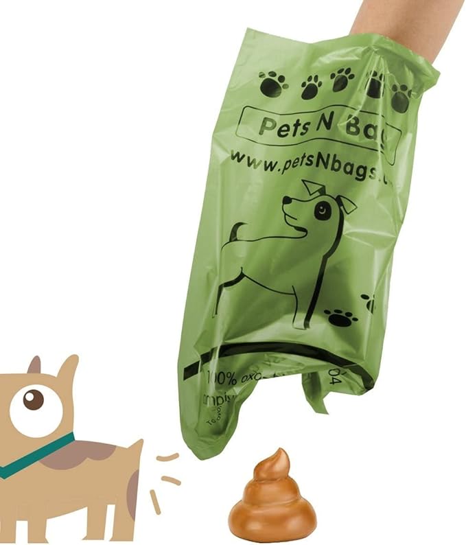 Dog Poop Bags, Dog Waste Bags, Biodegradable Unscented Refill Rolls, Includes Dispenser-Mewly Pet