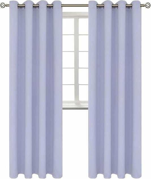 BGment Room Darkening Curtains 95 Inches Long - Grommet Thermal Insulated Drapes Window Treatment Curtains for Bedroom, 2 Panels, 52 x 95 Inch, Lavander