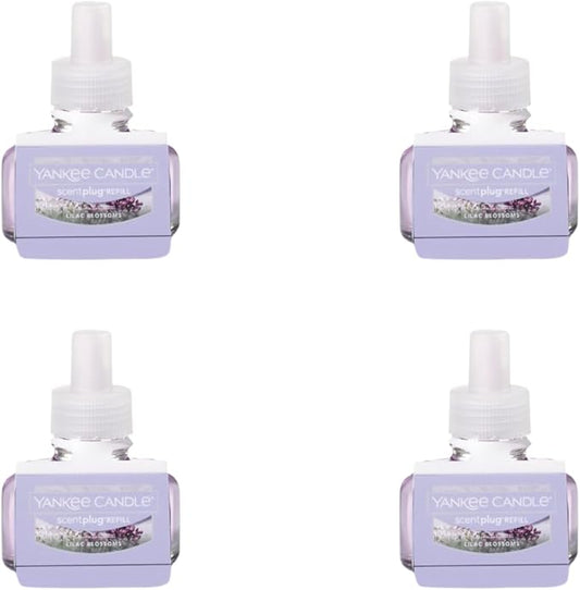 Yankee Candle Scent Plug Refill, Lilac Blossoms (Pack of 4)
