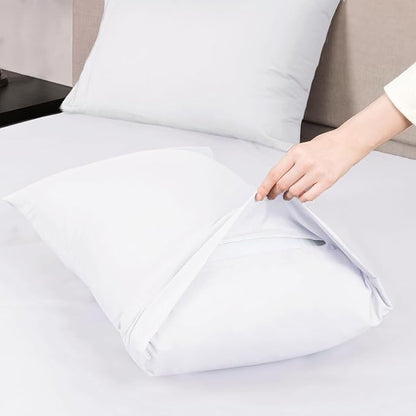 Mejoroom Twin XL Sheet Set - Hotel Luxury Microfiber Sheet & Pillowcase Sets Fits College Dorm Room Mattress - Soft, Breathable, Wrinkle & Fade Resistant - 3 Piece (White)