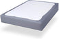 Box Spring Cover Queen Size, Alternates for Bed Skirt, Smooth and Elastic Woven Material Wrap Around 4 Sides of The Box Spring, Wrinkle & Fading Resistant, Washable, Dustproof, Gray