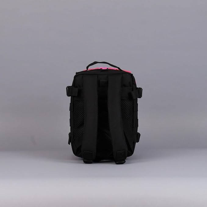 WOLFpak 9L Backpack Mini (Black Neon Pink)-Mewly Pet