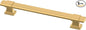 Franklin Brass Adjusta-Pull (5-Pack) Adjustable Drawer Pulls | Fits 1-3/8 to 6-5/16 Inch Hole Centers | Modern Gold Cabinet Handles| Chamfered Edge P49107-117-B