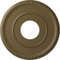 Ekena Millwork CM12BRMMF 12 1/2"OD X 3 7/8"ID X 3/4"P Bradford Ceiling Medallion Fits Canopies Up to 6 5/8", Mississippi Mud