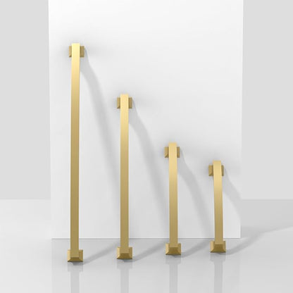 10 Pack Brushed Gold Cabinet Pulls 10 Inch(254mm) Kitchen Cabinet Handles Solid Zinc Alloy Cabinet Hardware Drawer Pulls