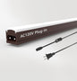 Under Cabinet Lighting Plug in, 32 Inch 1 Pc, Linkable AC120V 3CCT 3000K/4000K/5000K Ultra Slim, LED Under Cabinet Lights for Counter Light, Kitchen, Shelf, Sink, Workshop, Desk, Bronze