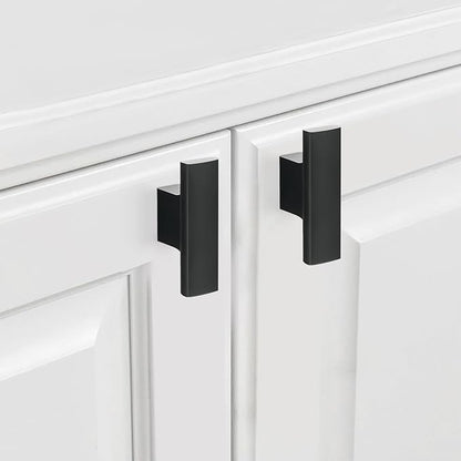 15 Pack Kitchen Cabinet Knobs Matte Black Cabinet Knobs Black Drawer Knobs Solid Kitchen Hardware