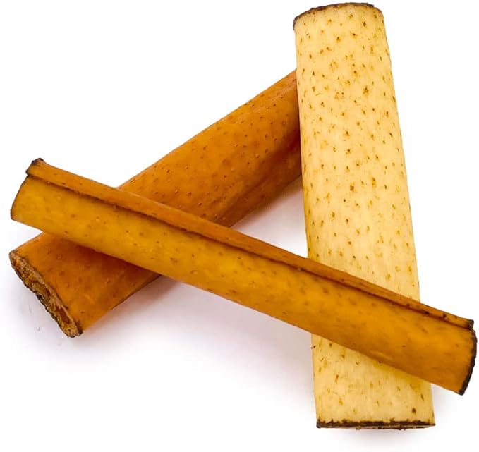 ValueBull USA Pig Skin Retriever Rolls, 4 Inch, Smoked, 100 Count Bulk Pack - Premium USA Pork Hide Dog Chews, One-Piece, Easy Digestion, High Protein-Mewly Pet