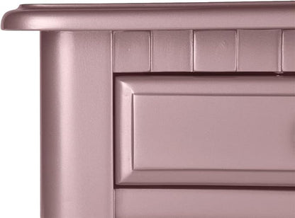 BOBKONA PDEX- Croix Collection Vanity Set With Stool, Rose Gold