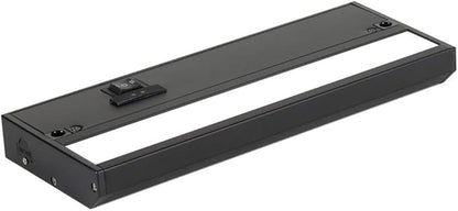 LED Under Cabinet Lighting Hardwired - 3CCT 9 Inch Black Finish - Undercabinet Lights for Kitchen - Linkable Undercounter Dimmable Plug in Light or Hard Wired - Under Counter Fixture Direct Wire