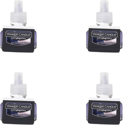 Yankee Candle Scent Plug Refill, Midsummer Night (Pack of 4)