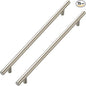 JOY DECOR 15 Pack Cabinet Handles, Brushed Nickel Cabinet Pulls, 10 in Hole Center Kitchen Cabinet Handles, Stainless Steel T Bar Handles for Dresser Drawers