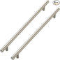 JOY DECOR 5 Pack Cabinet Handles, Brushed Nickel Cabinet Pulls, 10 in Hole Center Kitchen Cabinet Handles, Stainless Steel T Bar Handles for Dresser Drawers
