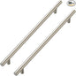 JOY DECOR 60 Pack Cabinet Handles, Brushed Nickel Cabinet Pulls, 10 in Hole Center Kitchen Cabinet Handles, Stainless Steel T Bar Handles for Dresser Drawers